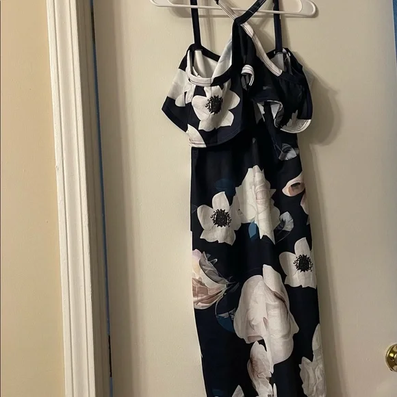 Murimia Summer Blue Floral Dress - Picture 2 of 3